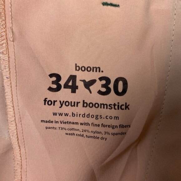 Birddogs 5 Pocket Pants Men's 34 x 30 Actual 34 x 28.5 Olive Green Chino - Picture 7 of 12